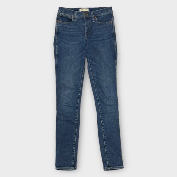 Madewell Tall 10" High-Rise Skinny Jeans in Wendover Wash: TENCEL™ Denim Edition - Picture 2 of 9
